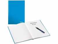 Leitz 46271036 Notizbuch WOW, A5, liniert, blau metallic