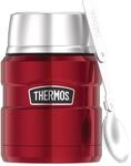 Thermos STAINLESS KING Thermobeh&auml;lter 0,47 l, 9 h hei&szlig;, cranberry red
