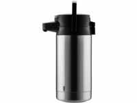 Helios Coffeestation Pump-Isolierkanne, Edelstahl, 3,5 Liter