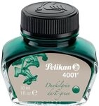 Pelikan Tintenglas Tinte 4001 Dunkelgr&uuml;n 30 ml, 1 Glas | Pelikan 4001 Tinte