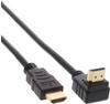 InLine 17010V HDMI Kabel, gewinkelt, HDMI-High Speed mit Ethernet, Stecker /...