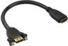 InLine 17600R HDMI Adapterkabel zum Einbau, HDMI A Buchse/Buchse, vergoldete
