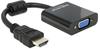 DeLock Adapterkabel HDMI-A St > VGA Buchse schwarz, 133048