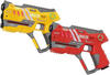 JAMARA 410085 410085-Impulse Gun – Pistol Set gelb/rot-Laser Tag mit 3...