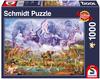Schmidt Spiele 58356 Tiere an der Wasserstelle, 1000 Teile Puzzle