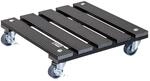 WAGNER Pflanzenroller WPC 29 x 29 x 7,5 cm I Blumenroller f&uuml;r Au&szlig;enbereich +