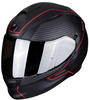 Scorpion Unisex – Erwachsene NC Motorrad Helm, Schwarz/Rot, XS