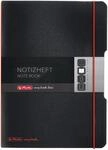 Herlitz 11361508 Notizheft (A4, PP-Wechselcover mit Verschlu&szlig;gummi, 80g/m&sup2;) 80