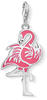 Thomas Sabo Damen Charm-Anhänger Flamingo Charm Club 925 Sterling Silber...