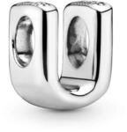 PANDORA Moments Buchstabe U - wendbares Alphabet-Charm aus Sterling-Silber mit