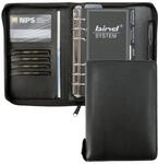 bind - 10100 - Systemplaner A6 inkl. Kalender 1 Woche = 2 Seiten, Leder, schwarz