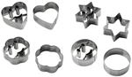 FACKELMANN Smiley INOX 2 Ausstecher, Edelstahl, Silber, 22.5 x 11 x 3 cm,...