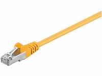 goobay Wentronic CAT 5 – 050 FTP GELB 0.50 m 0.5 m Yellow Networking Cable –