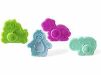 Silikomart 70.120.99.0069 ACC101 MINI COOKIE CUTTER FUNNY ANIMALS - BABY CUTTER...