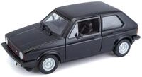 Bburago VW Golf 1 GTI (1979), schwarz, 19cm - Modellauto 1:24 Die-Cast