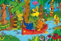 Die Maus, Im Dschungel (Kinderpuzzle)