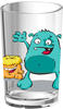 Emsa Kinder-Trinkglas Kids, 0,2 Liter, Motiv: Monster, Blau/Gelb, 1 Stück (1er...