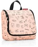 reisenthel toiletbag Kids Cats and Dogs Rose - praktischer Kulturbeutel mit Haken,