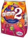 nimm2 Lolly, Lollys in vier Doppelsorten mit Fruchtsaft - 1 x 200 g | Fruchtlollys in