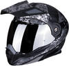 Scorpion Unisex – Erwachsene NC Motorrad Helm, Schwarz/Grau, XS