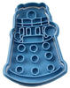 Cuticuter Doctor Who Dalek Ausstechform, Blau, 8 x 7 x 1.5 cm