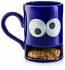 Donkey Products - Mug Monster Keks-Becher | Lustige blaue Tasse mit praktischem