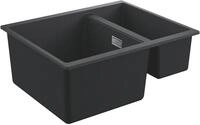 Grohe 31648AP0 K500, Kompositsp&uuml;le, granit schwarz 55,5 x 46 cm