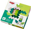 HABA 304410 - 3D-Legespiel Viridis, 21 Holzbausteine in 3 Farben für kreatives...