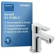 Duravit A.1 Waschtischarmatur, Gr&ouml;&szlig;e S (Auslauf H&ouml;he 67 mm), Wasserhahn Bad,