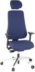 hjh OFFICE 608410 Profi B&uuml;rostuhl PRO-TEC 400 Stoff Blau Drehstuhl ergonomisch, bis