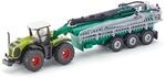 siku 1827, Claas Xerion Traktor mit Fasswagen, 1:87, Metall/Kunststoff, Gr&uuml;n,