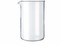 Bodum 1512-10 12-Tassen-Kaffeebecher-Ersatzbecher, Glas - transparent, 1,5 L