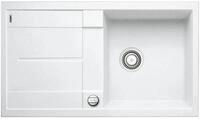 BLANCO METRA 5 S-F | Granitsp&uuml;le aus SILGRANIT wei&szlig; | Einbauart:...