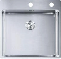 FRANKE BXX 210-50 530 x 510 mm, 3 1/2 Zoll, Integral, mit Ablaufventil, mit Hahnbank,