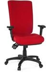 hjh OFFICE 702120 Profi B&uuml;rostuhl Zenit HIGH Stoff Rot Drehstuhl ergonomisch,...