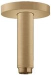 hansgrohe Deckenanschluss S f&uuml;r Regendusche, Anschluss Kopfbrause 10 cm, Brushed