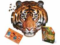 Madd Capp 883005 Shape Puzzle Tiger, Konturpuzzle 550 Teile, für Kinder und