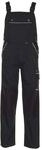 Planam 2134102 Canvas 320 Latzhose, Schwarz/Schwarz, Gr&ouml;&szlig;e 102