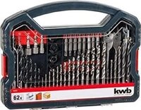 kwb 109106 Power Box und Bit Set, bestehend aus Bits, Steckn&uuml;ssen, Stein Bohrer,