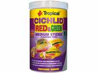 Tropical Cichlid Red&Green Medium Sticks - Futtersticks für mittelgroße...