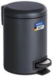 WENKO Kosmetikeimer 3 Liter, Stahl, herausnehmbarer Inneneimer mit M&uuml;llbeutelhalter,
