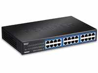 TRENDnet TEG-S24DG 24-Port Unverwalteter Gigabit GREENnet Desktop Metall Switch,