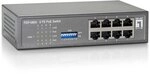 LevelOne 520830 Switch (Fep-0800, 8 Fe PoE Switch,90 Watt)