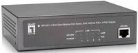LevelOne FEP-0511 5-Port Fast Ethernet PoE Switch 65W 802 3at PoE Plus 4 PoE...