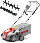 IKRA Elektro Vertikutierer Rasenl&uuml;fter IEVL 1840 Fangkorb 55l Arbeitsbreite...