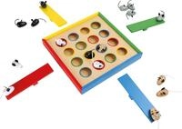small foot Geschicklichkeitsspiel H&uuml;pfm&auml;use aus Holz, Gesellschaftsspiel f&uuml;r...