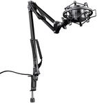 Trust Gaming GXT 253 Emita Mikrofon Arm, Mikrofonst&auml;nder, Einstellbarer Tischarm,