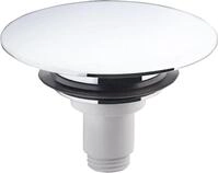 hansgrohe Stopfen f&uuml;r Push-open-Ablaufgarnitur (Metall), Chrom, 97204000