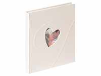 walther design GB-121 Gästebuch ''Amore'', Format 23 x 25 cm, 144 weiße...