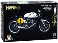 Italeri 4602-1:9 Norton Manx 500cc 1951 Motorrad, Die Uhr Ist Teil des Produkts